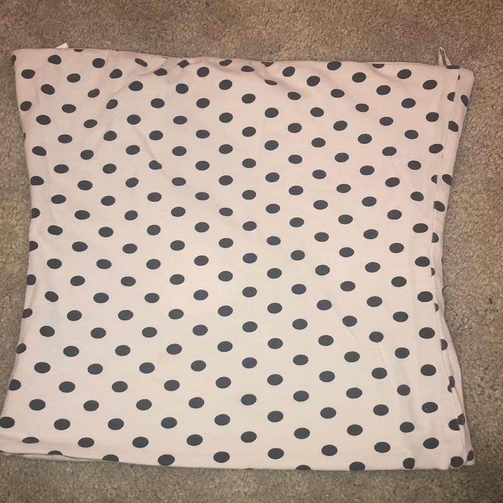SALE‼️ COTTON ON BLACK AND WHITE PLKA DOT TUBE TOP